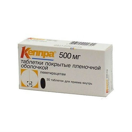 Кеппра таб. 500мг N30 — фото 2