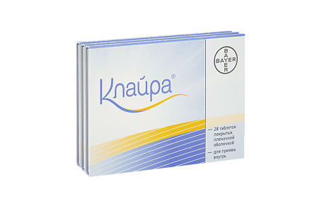 Клайра таб. п/о N28*3 — фото 2