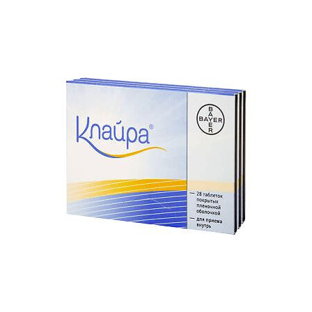 Клайра таб. п/о N28*3 — фото 3